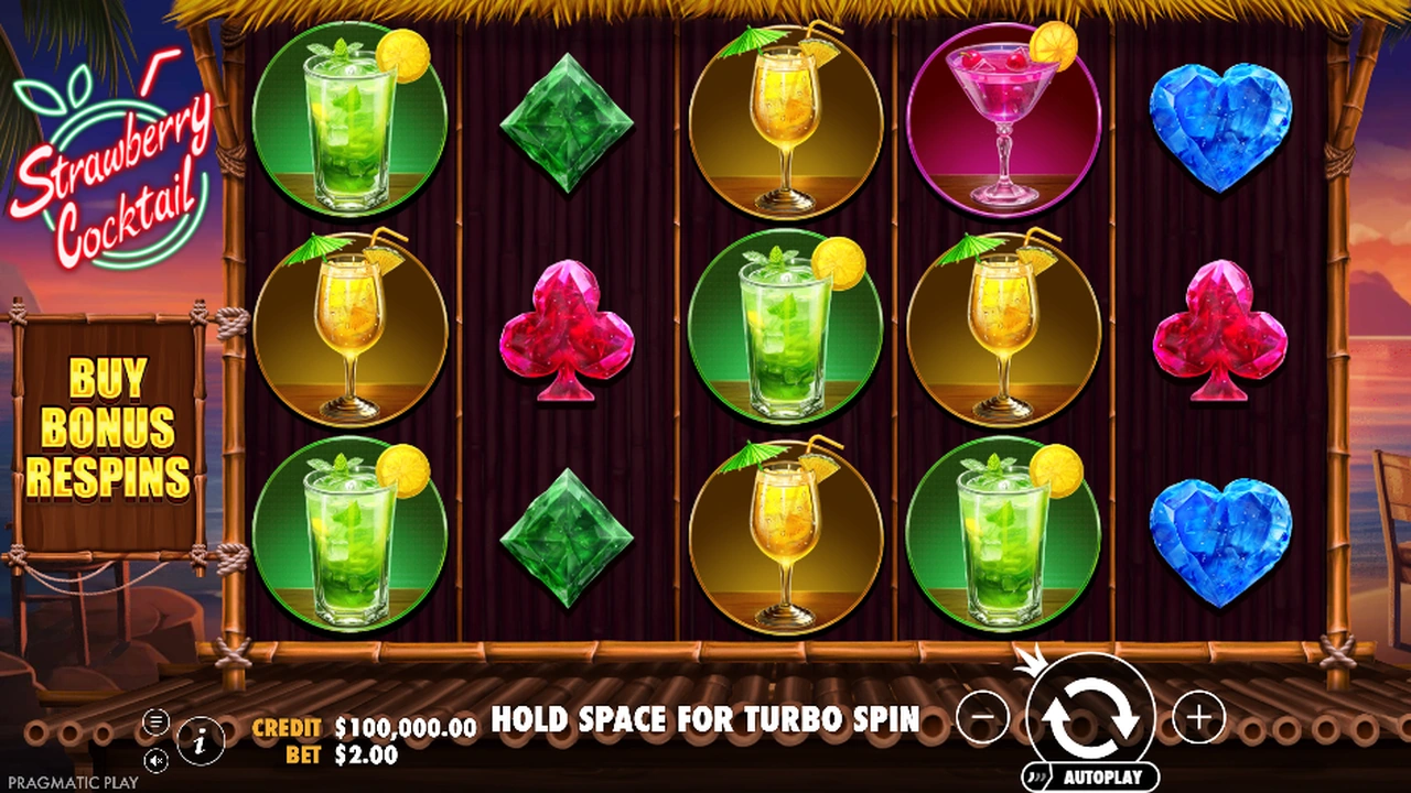 Strawberry Cocktail slot demo preview