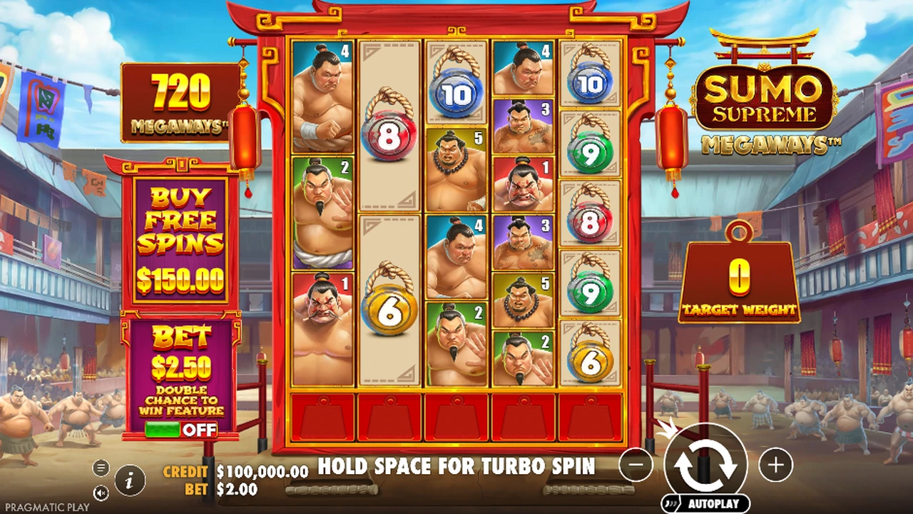 Sumo Supreme Megaways™ slot demo preview
