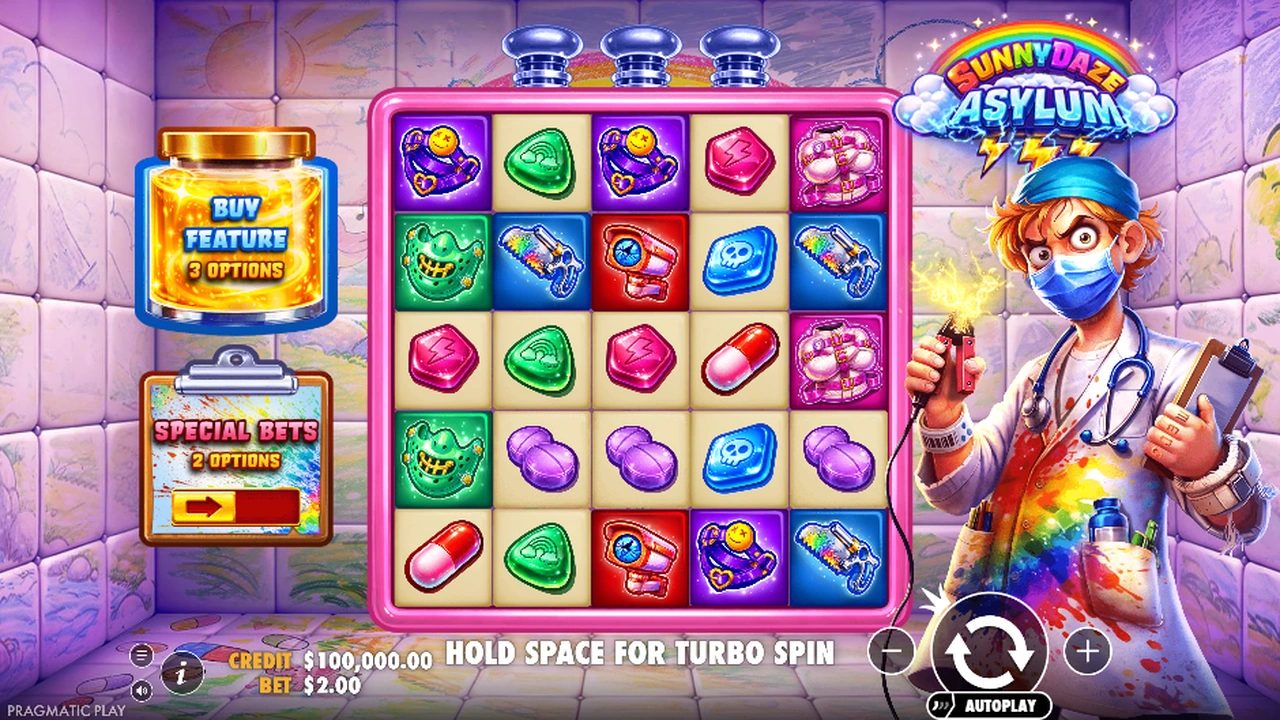 Sunnydaze Asylum slot demo preview