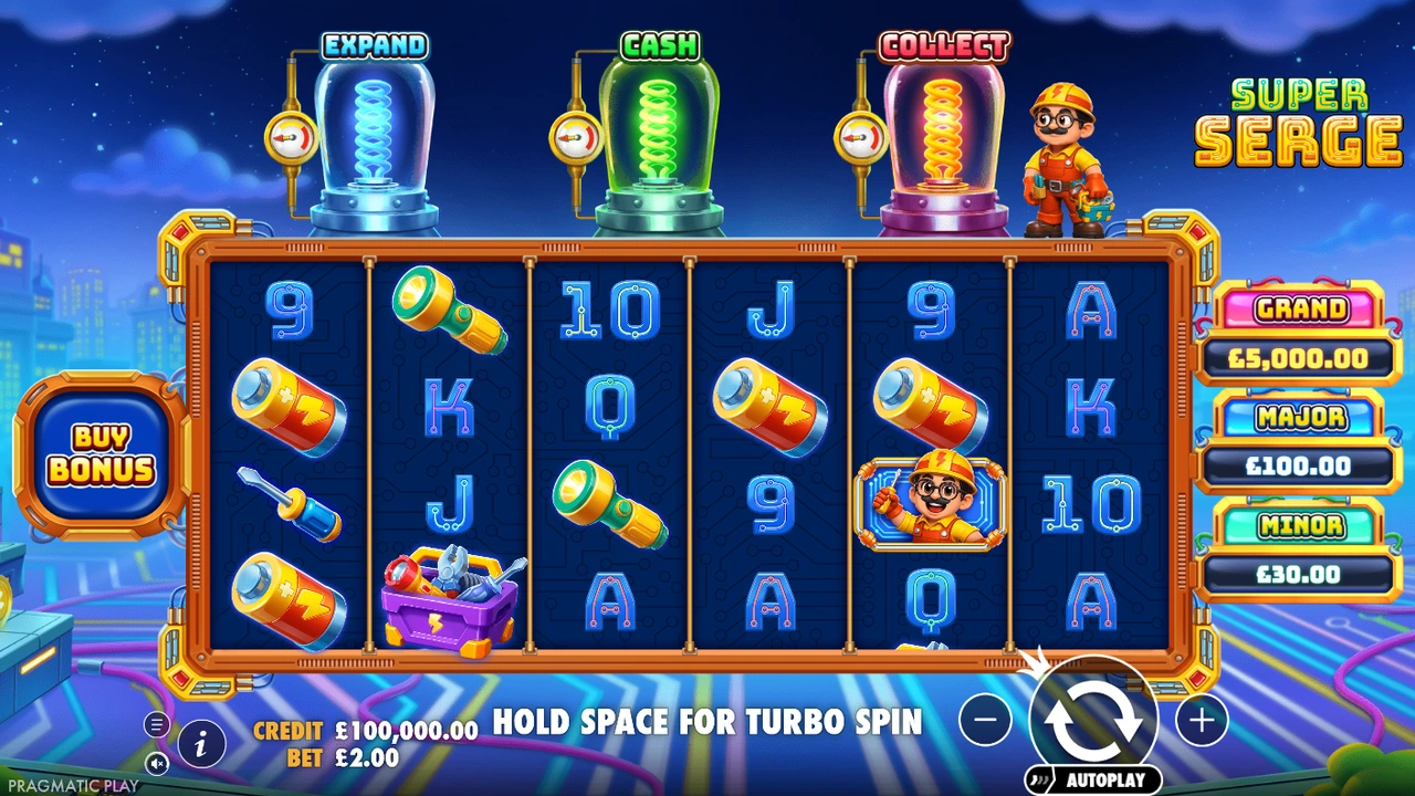 Super Serge slot demo preview