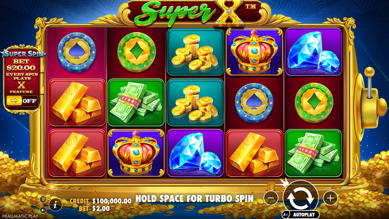 Super X™ slot demo preview