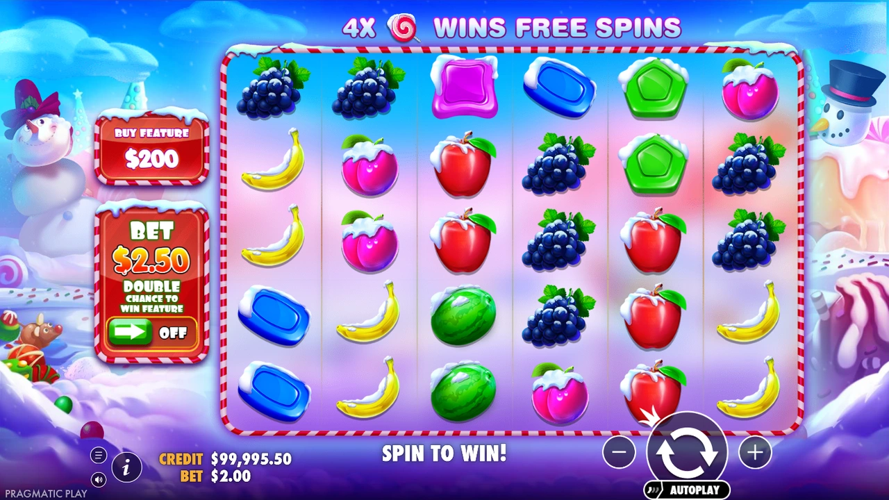 Sweet Bonanza® Xmas slot demo preview