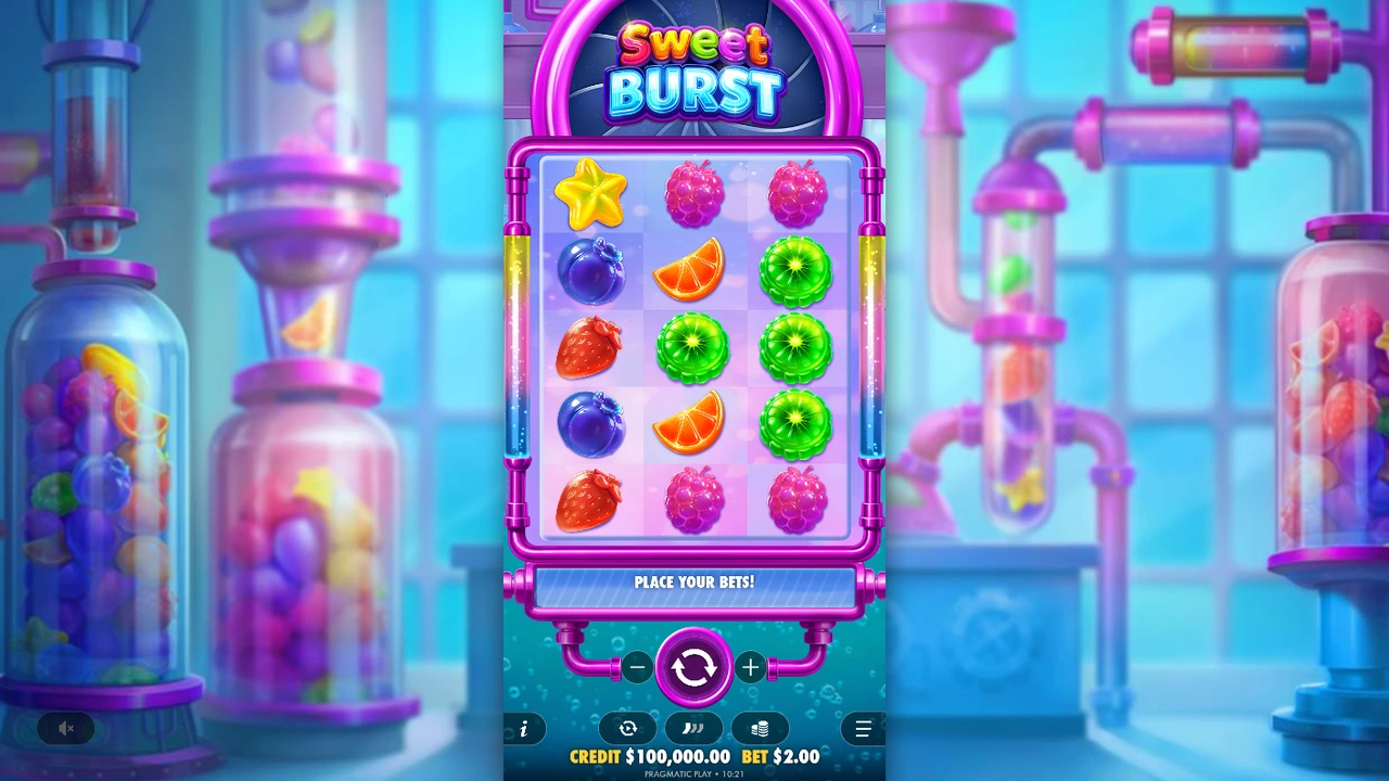 Sweet Burst slot demo preview