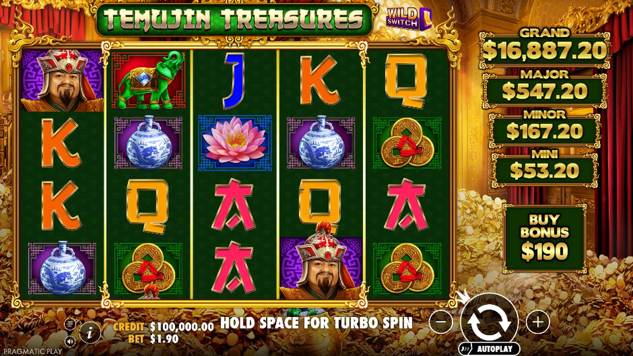 Temujin Treasures™ slot demo preview