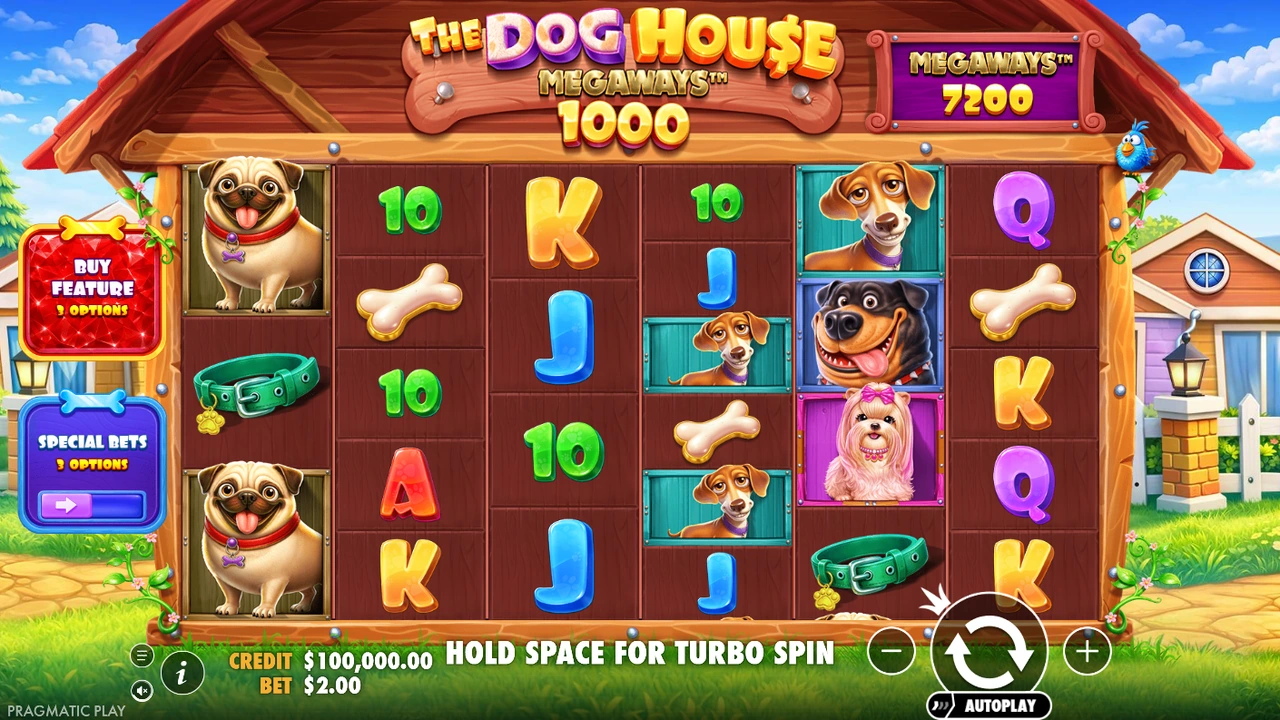 The Dog House Megaways 1000 slot demo preview