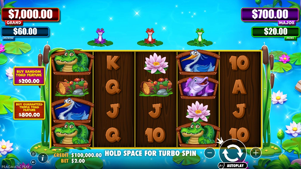 Tiny Toads slot demo preview