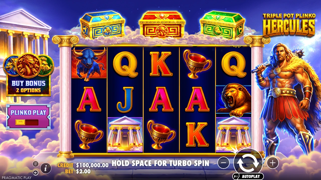 Triple Pot Plinko – Hercules slot demo preview