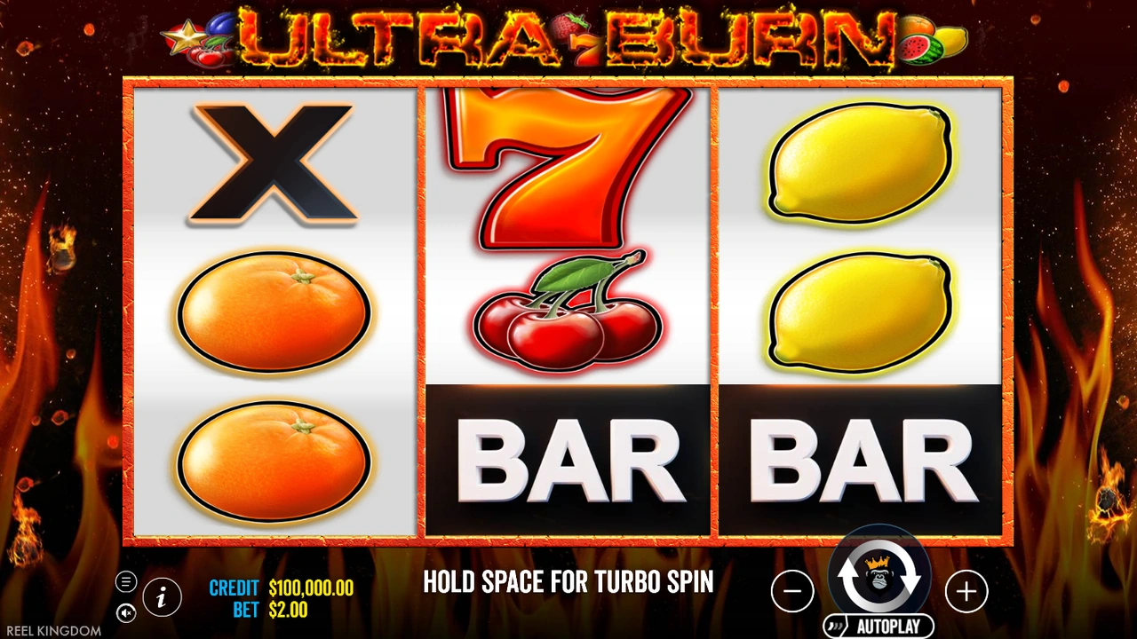 Ultra Burn® slot demo preview