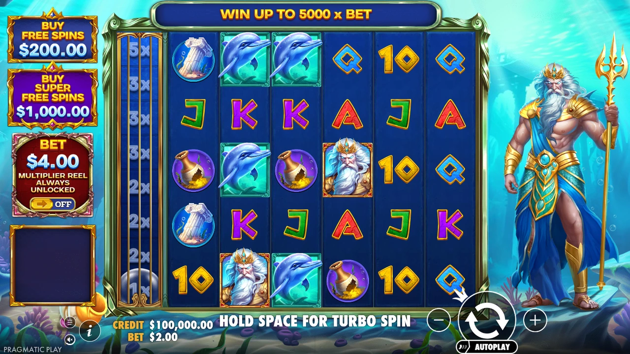 Waves of Poseidon slot demo preview