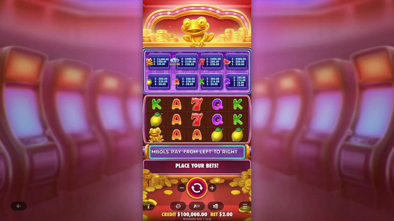Wealthy Frog slot demo preview