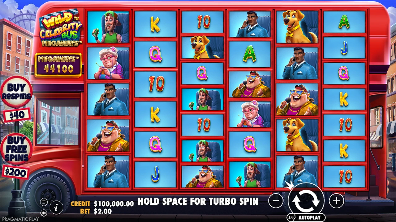 Wild Celebrity Bus Megaways™ slot demo preview