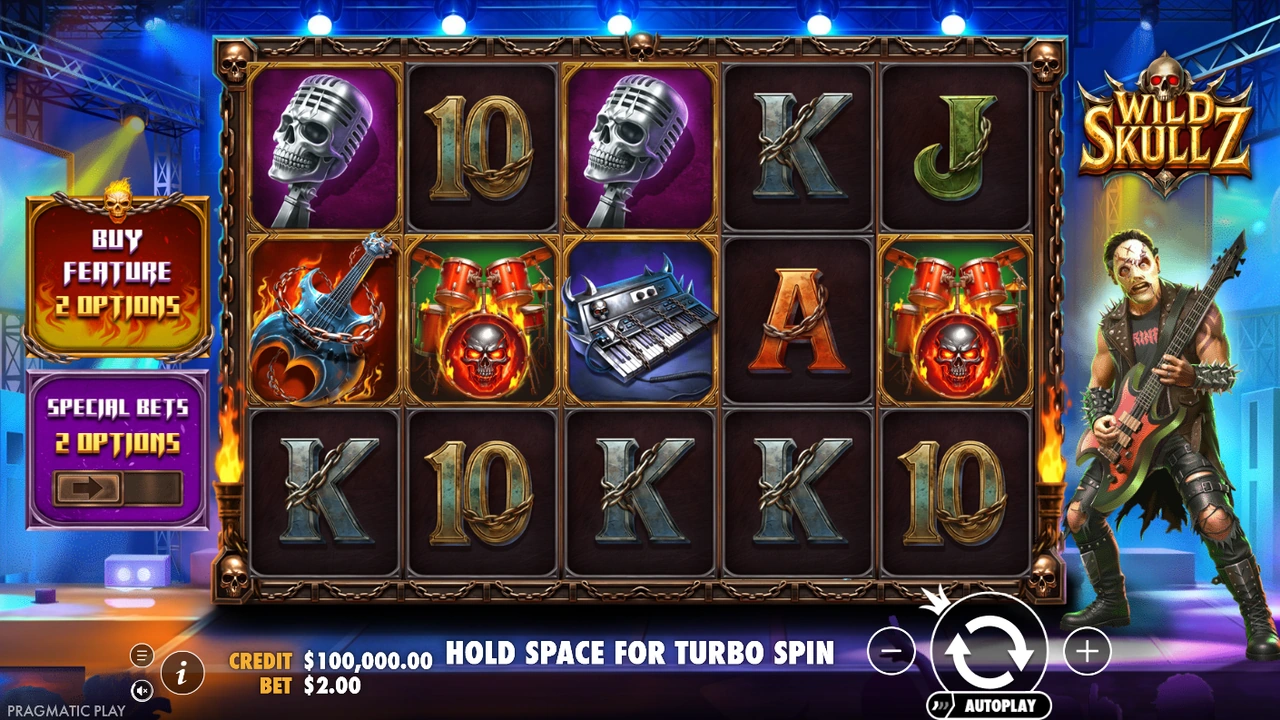 Wild Skullz slot demo preview