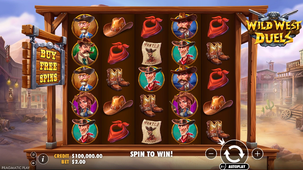 Wild West Duels slot demo preview