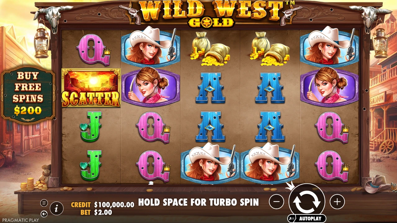 Wild West Gold® slot demo preview