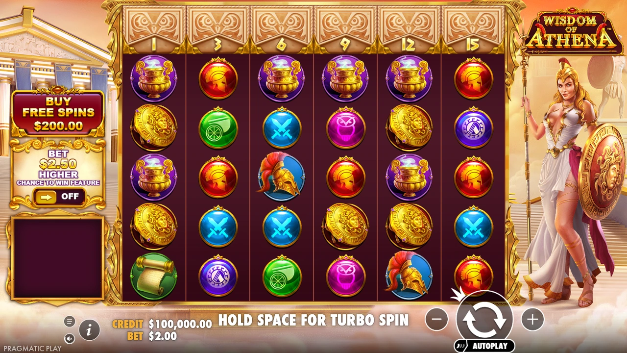 Wisdom of Athena™ slot demo preview