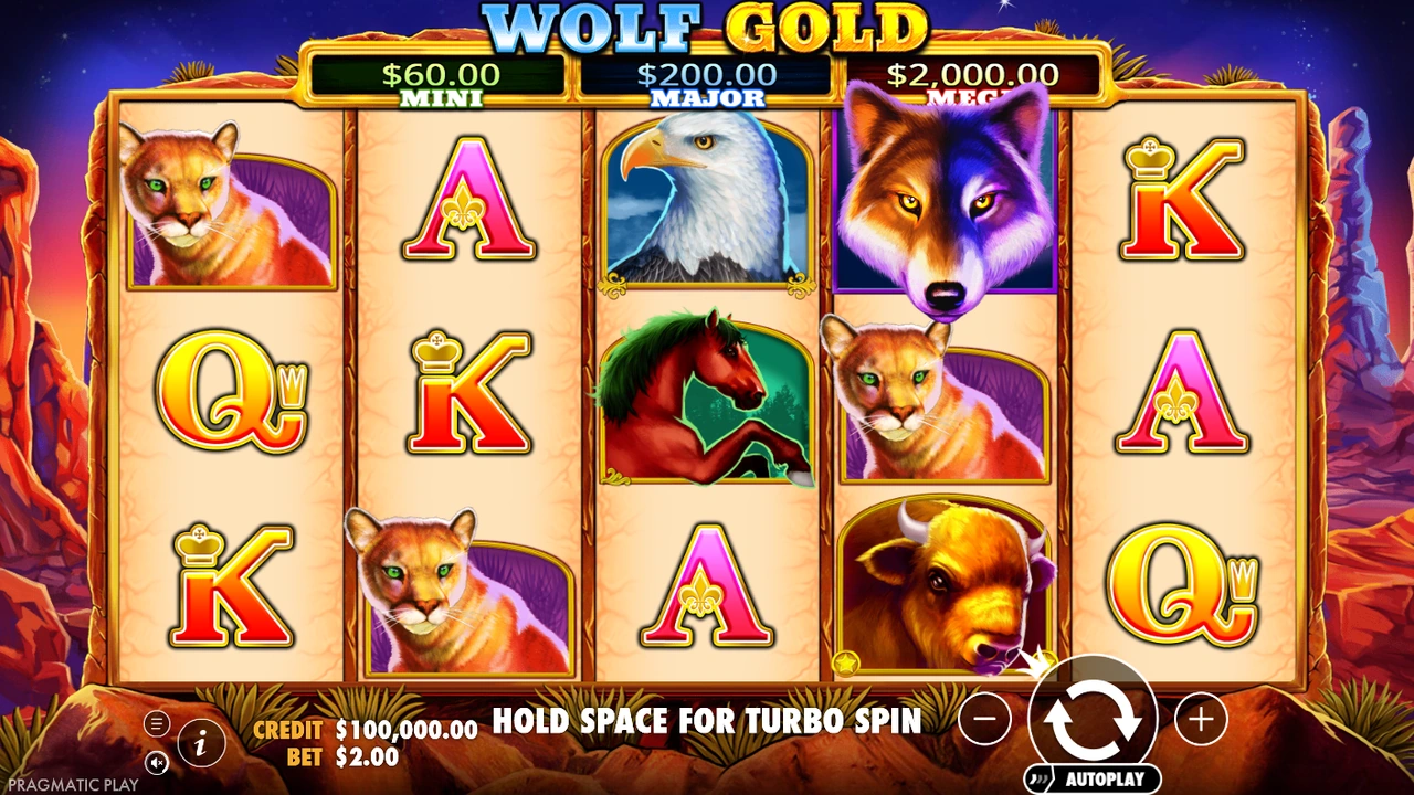 Wolf Gold® slot demo preview