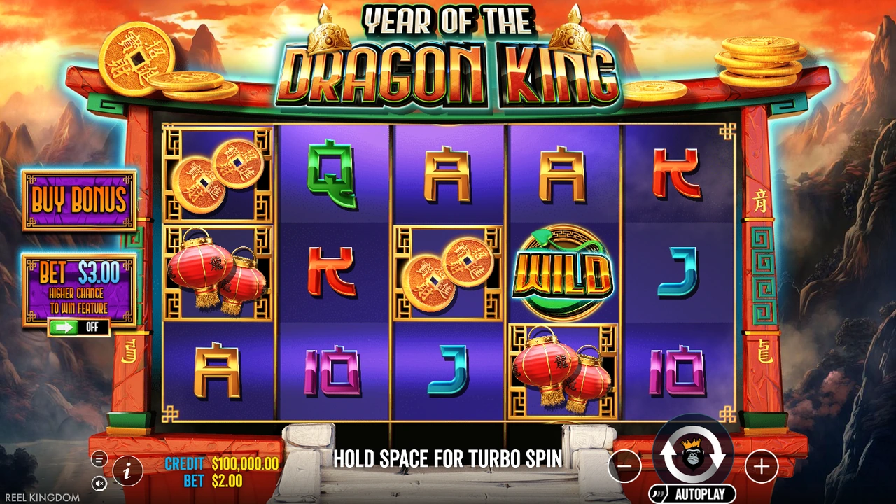 Year of the Dragon King slot demo preview