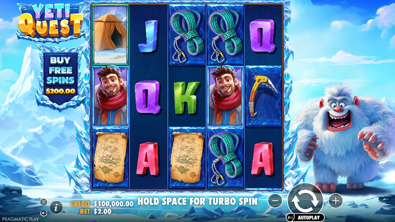 Yeti Quest slot demo preview