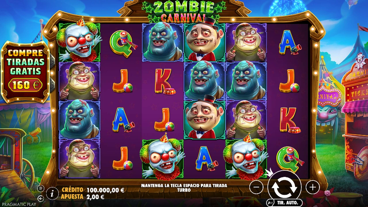 Zombie Carnival slot demo preview